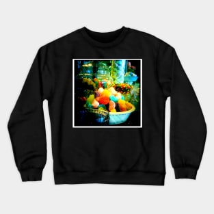 Colorful Candy in Glass Containers Crewneck Sweatshirt